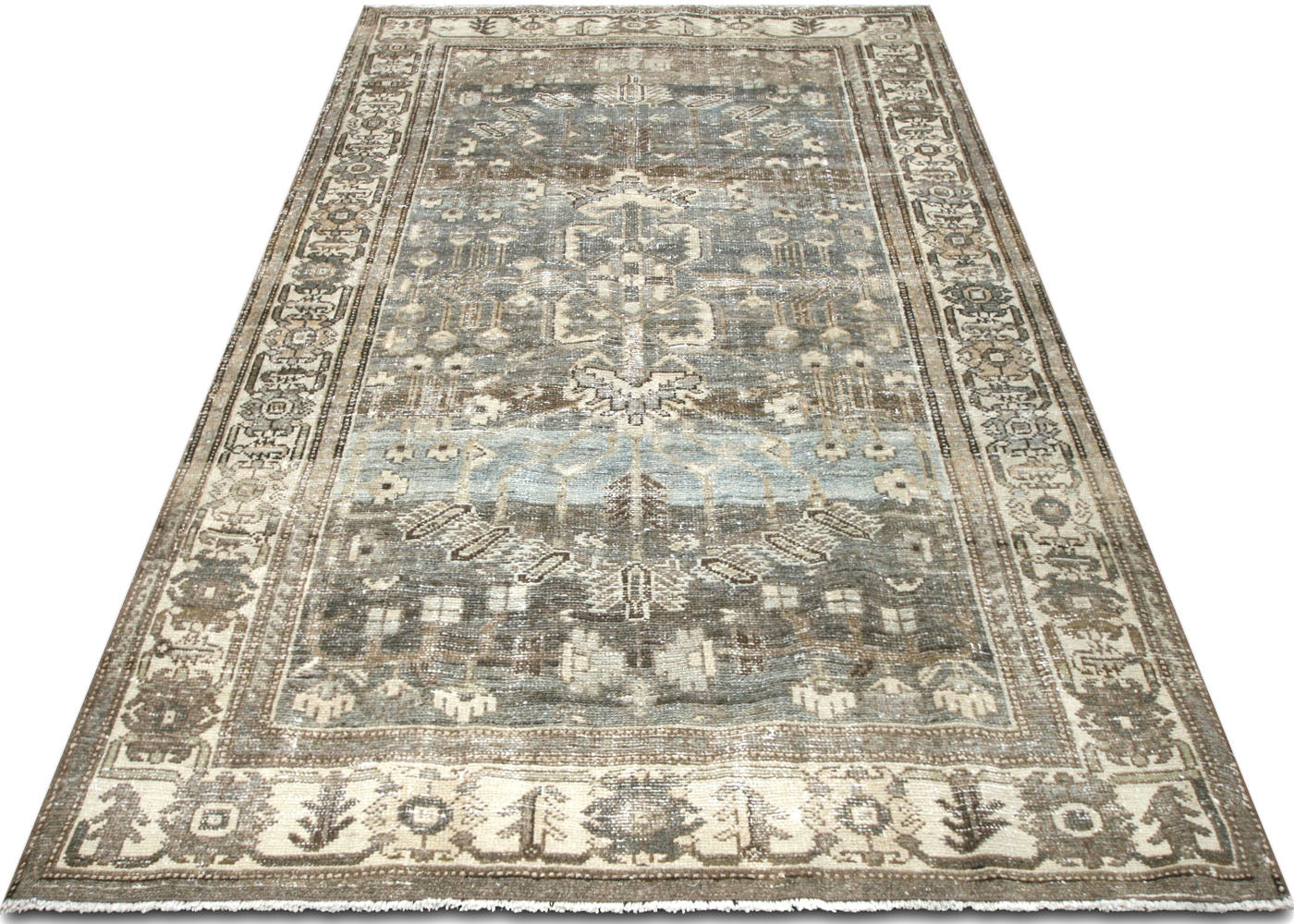 Semi Antique Persian Melayer Rug - 4'5" x 6'4"