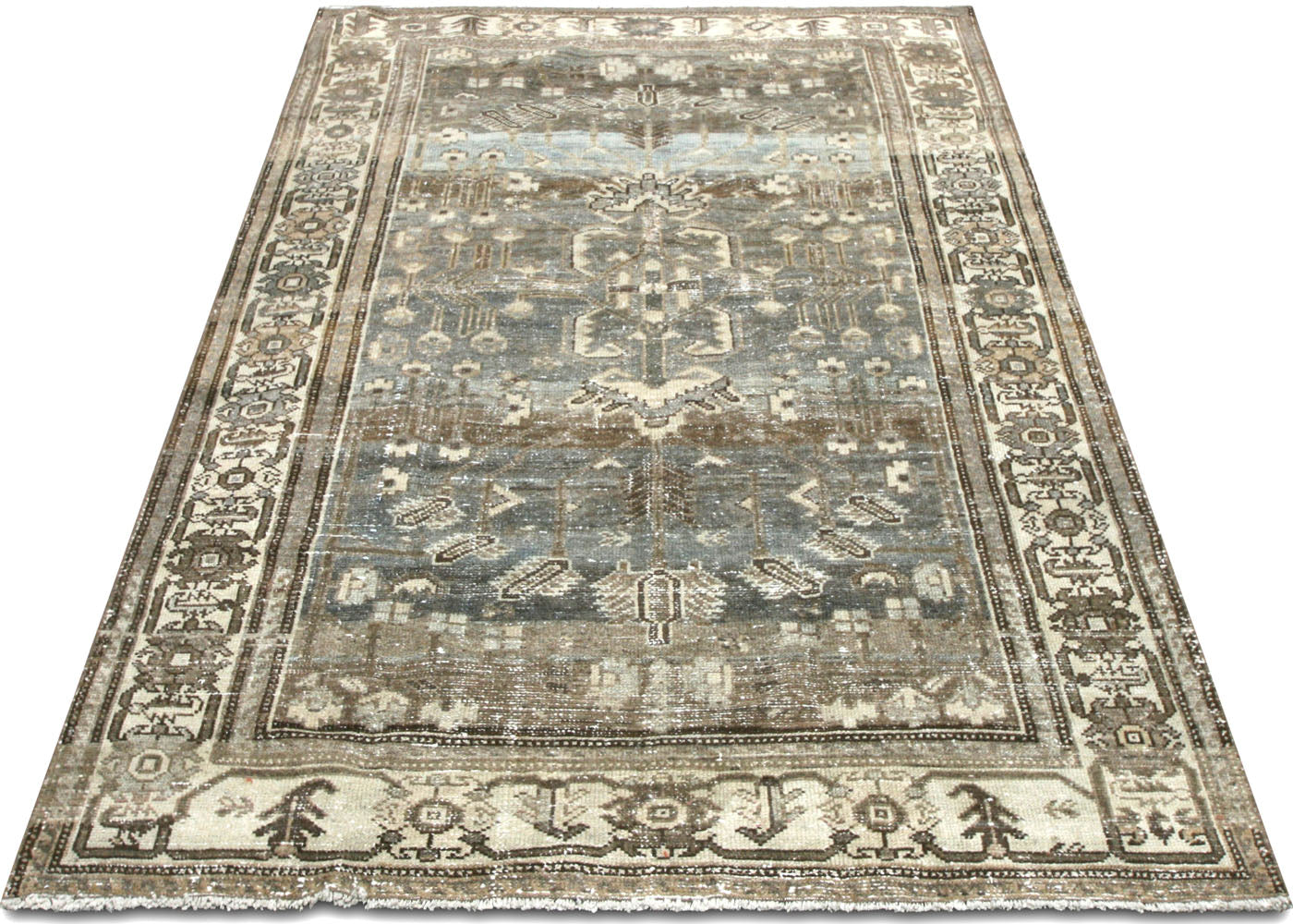 Semi Antique Persian Melayer Rug - 4'5" x 6'4"