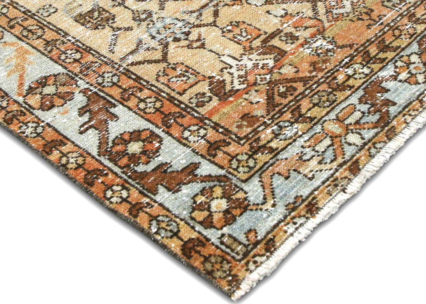 Semi Antique Persian Melayer Rug - 4'6" x 6'6"