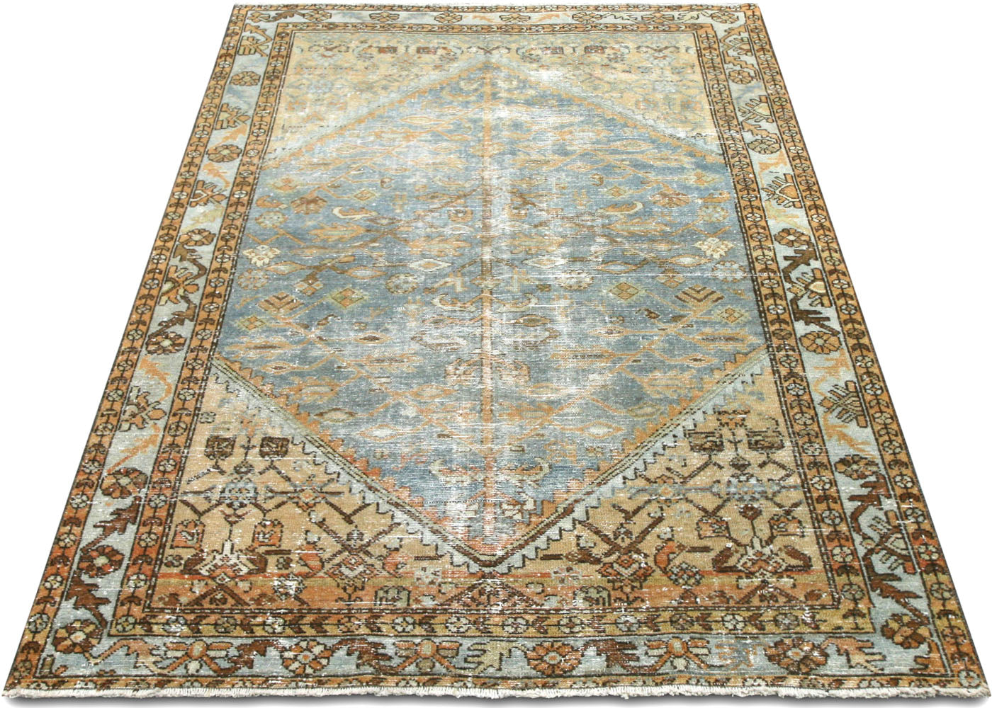 Semi Antique Persian Melayer Rug - 4'6" x 6'6"