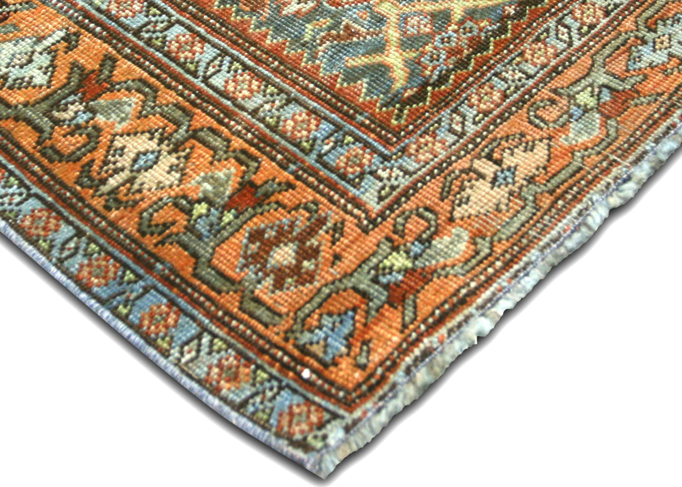 Antique Persian Bidjar Runner - 3'9" x 15'