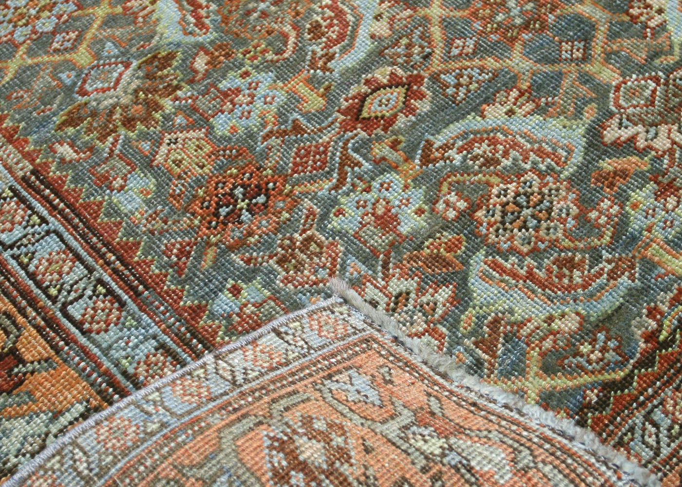 Antique Persian Bidjar Runner - 3'9" x 15'