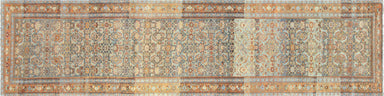 Antique Persian Bidjar Runner - 3'9" x 15'