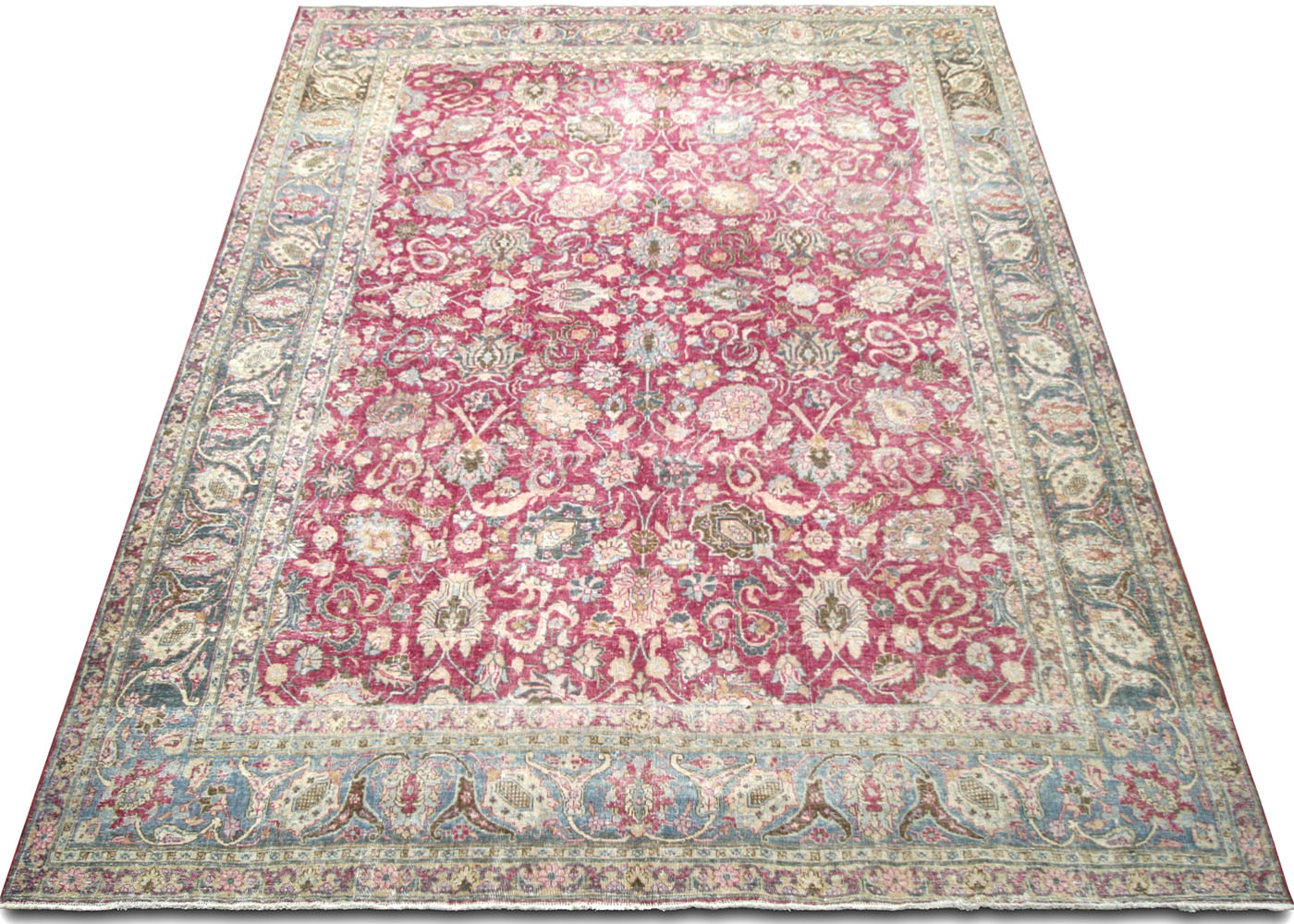 Vintage Persian Tabriz Rug - 8'1" x 11"