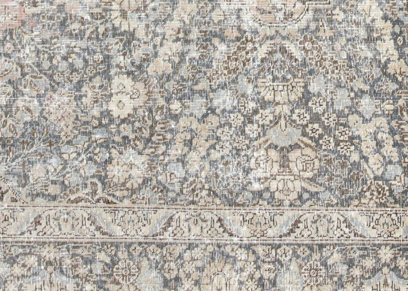 Vintage Persian Tabriz Rug - 7'6" x 10'10"