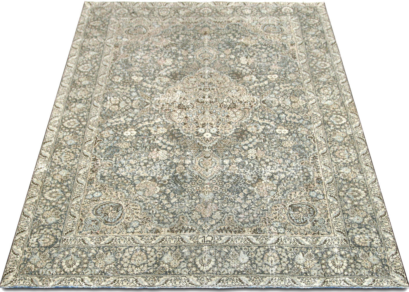 Vintage Persian Tabriz Rug - 7'6" x 10'10"