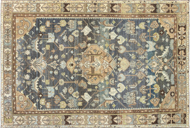 Semi Antique Persian Melayer Rug - 4'3" x 6'4"