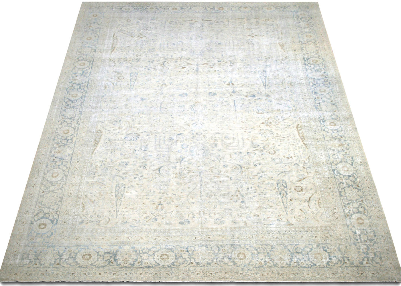 Antique Persian Tabriz Rug - 12'10" x 18'11"