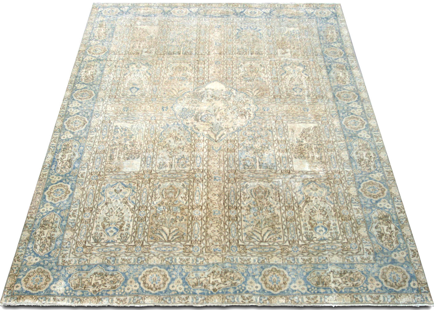 Vintage Persian Tabriz Rug - 7'7" x 11'2"