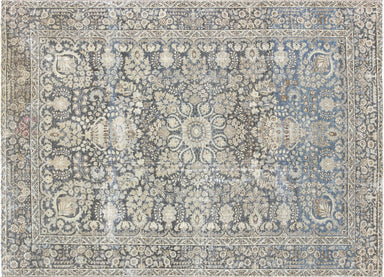 Semi Antique Persian Tabriz Rug - 7'3" x 10'1"