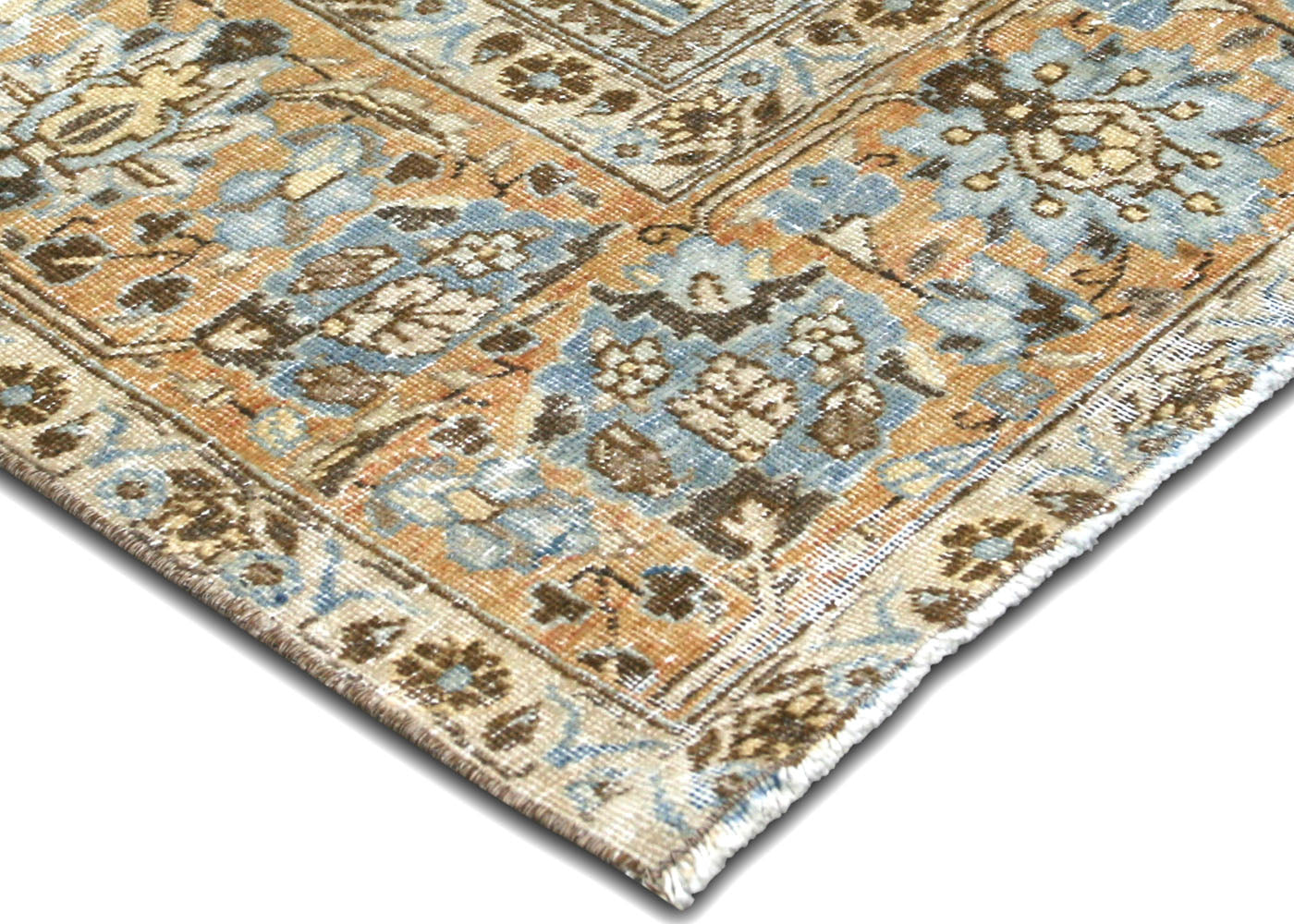 Semi Antique Persian Tabriz Rug - 7'6" x 10'5"