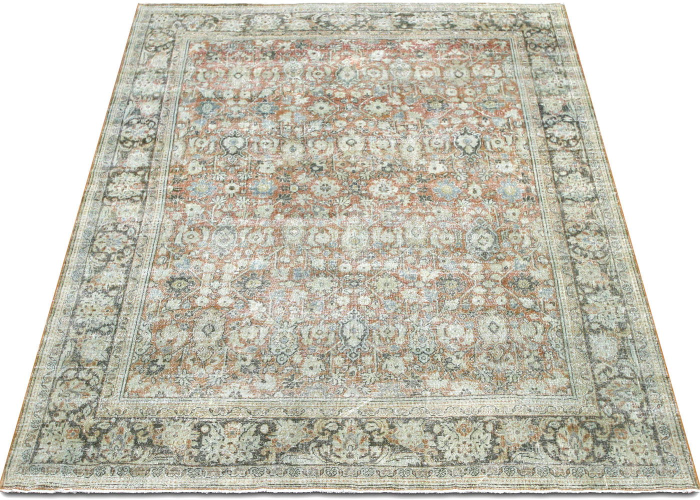 Antique Persian Mahal Rug - 9'3" x 12'0"