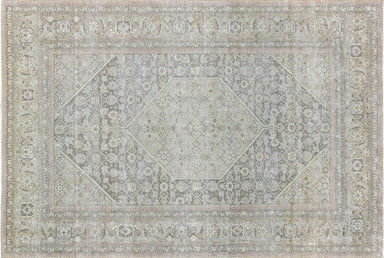 Semi Antique Persian Tabriz Rug - 6'4" x 9'4"