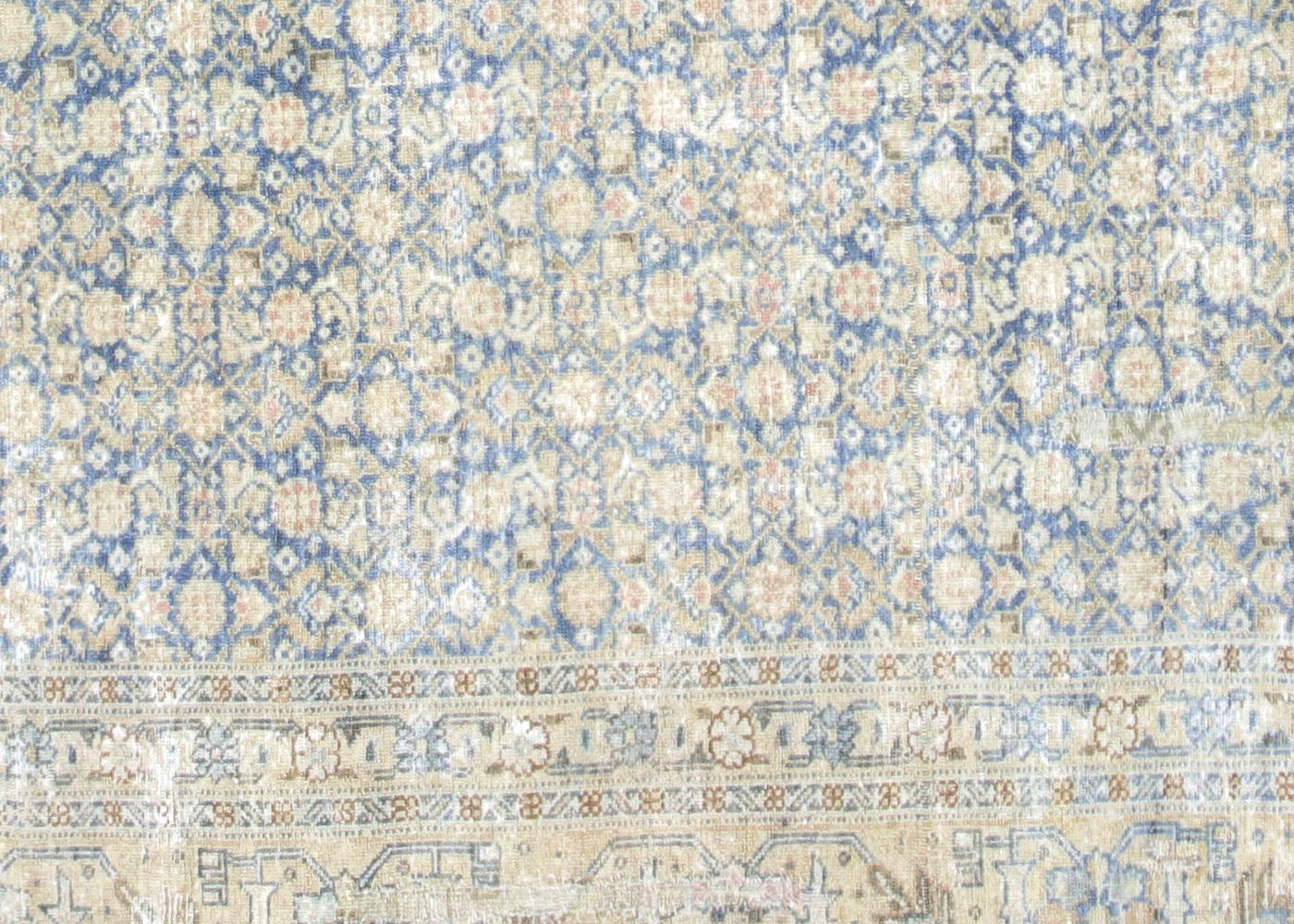 Semi Antique Persian Tabriz Rug - 7'11" x 10'