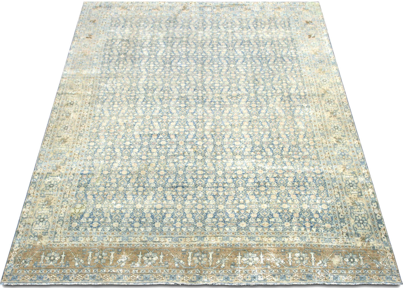 Semi Antique Persian Tabriz Rug - 7'11" x 10'