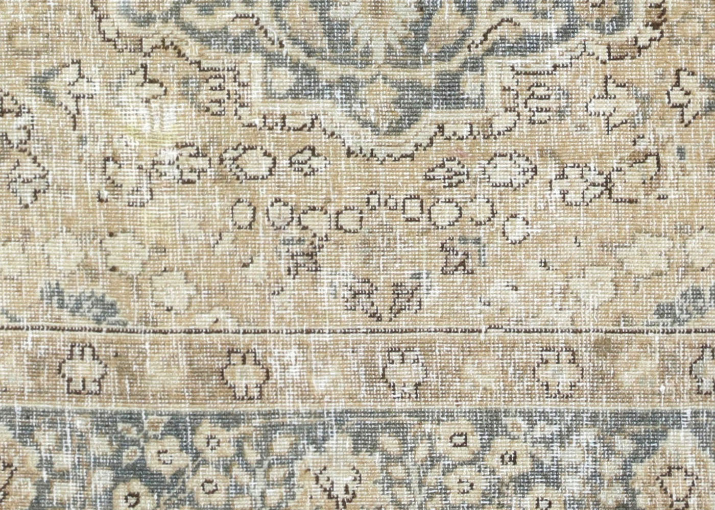 Vintage Persian Tabriz Rug - 4'1" x 5'7"