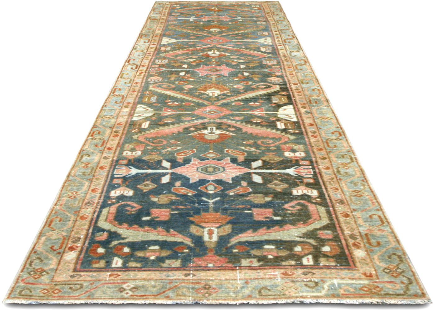 Semi Antique Persian Melayer Runner - 2'8" x 9'7"