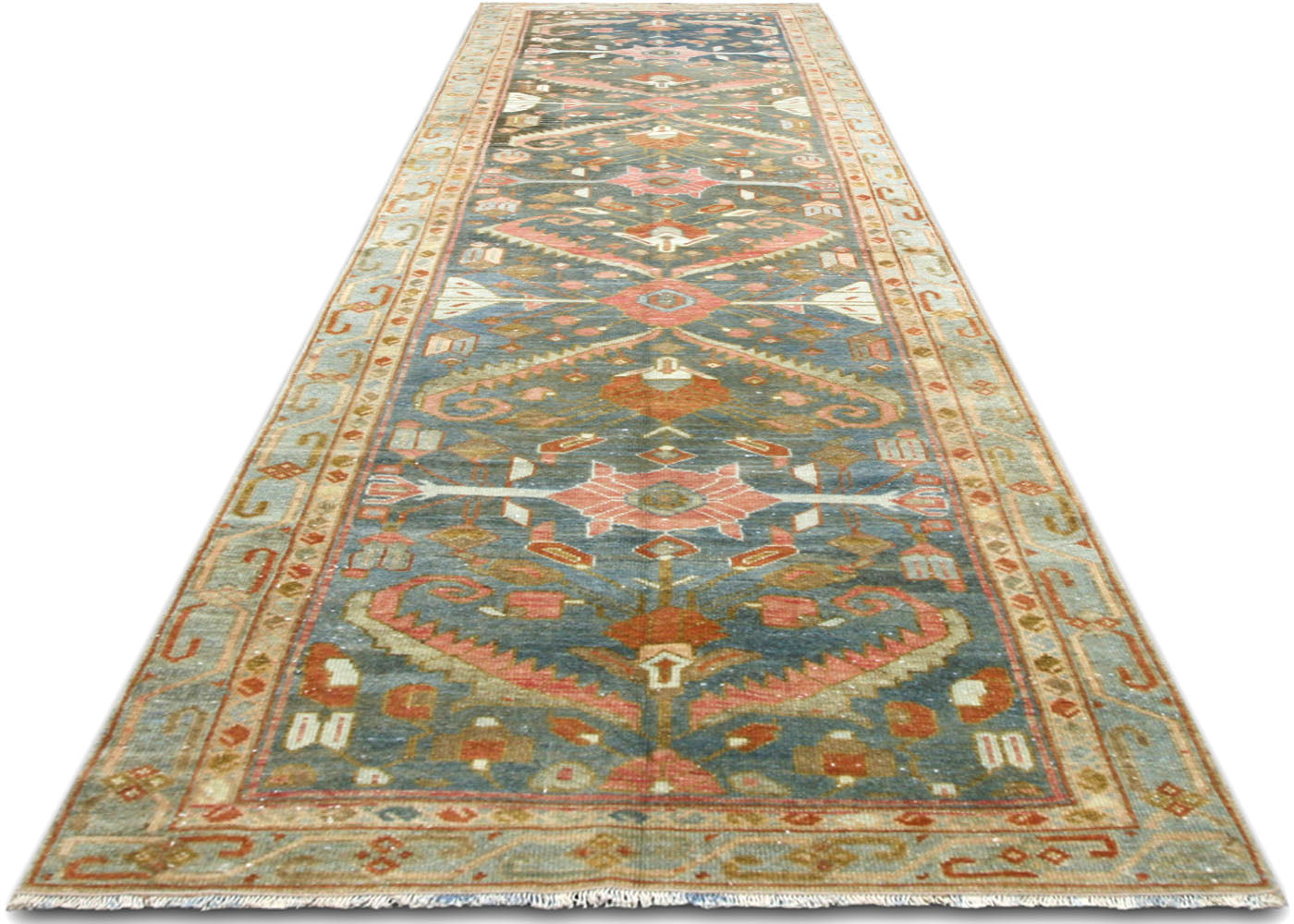 Semi Antique Persian Melayer Runner - 2'8" x 9'7"