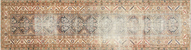 Antique Persian Melayer Runner - 3'4" x 12'10"