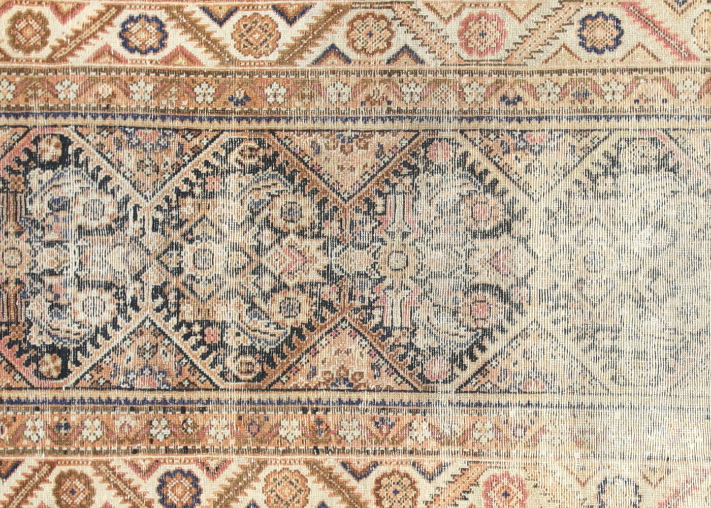 Antique Persian Melayer Runner - 3'4" x 12'10"