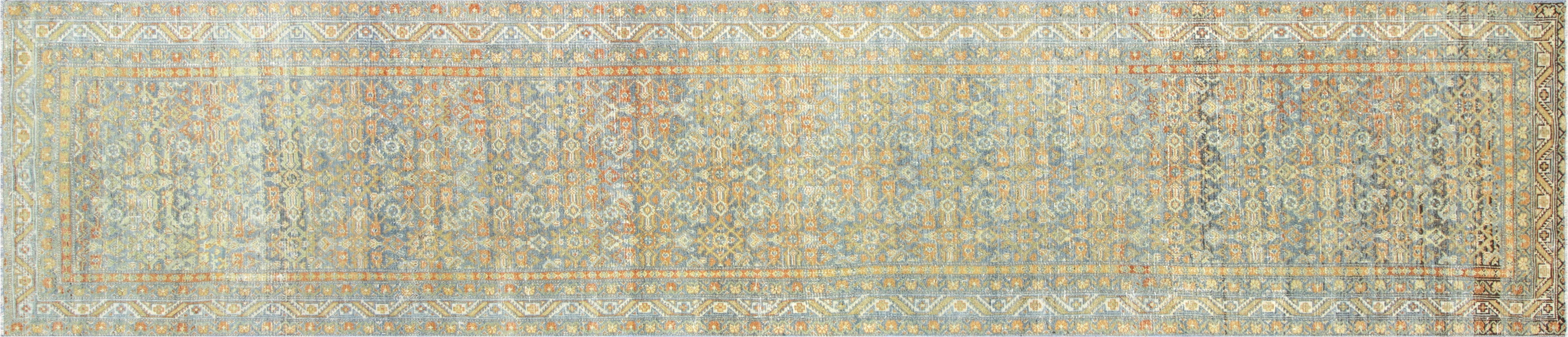 Antique Persian Melayer Runner - 3'3" x 15'7"