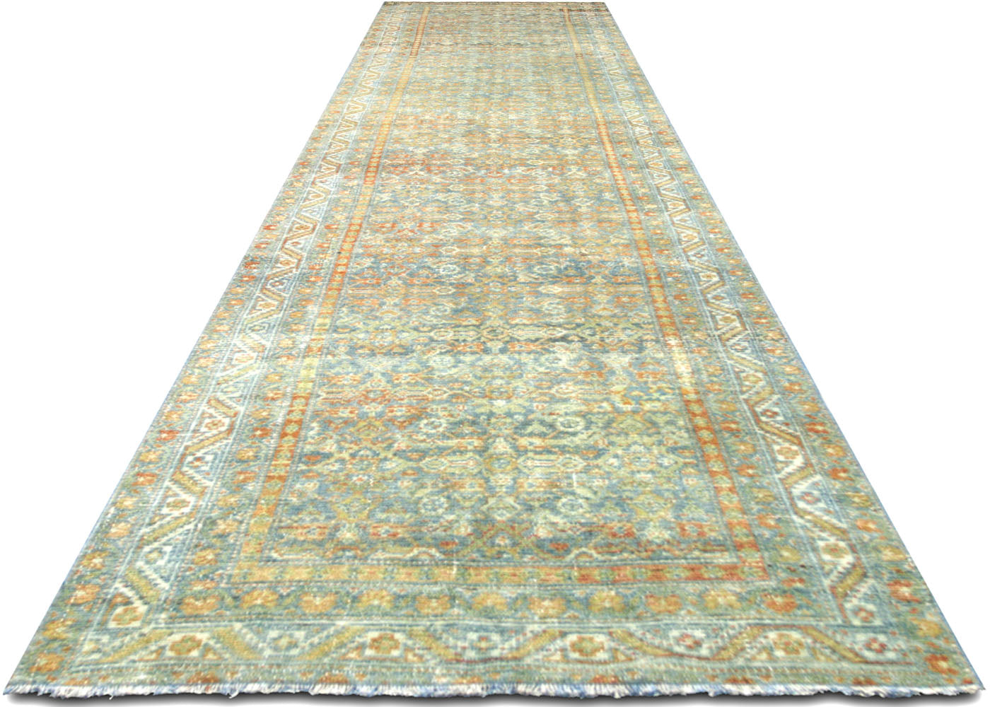 Antique Persian Melayer Runner - 3'3" x 15'7"