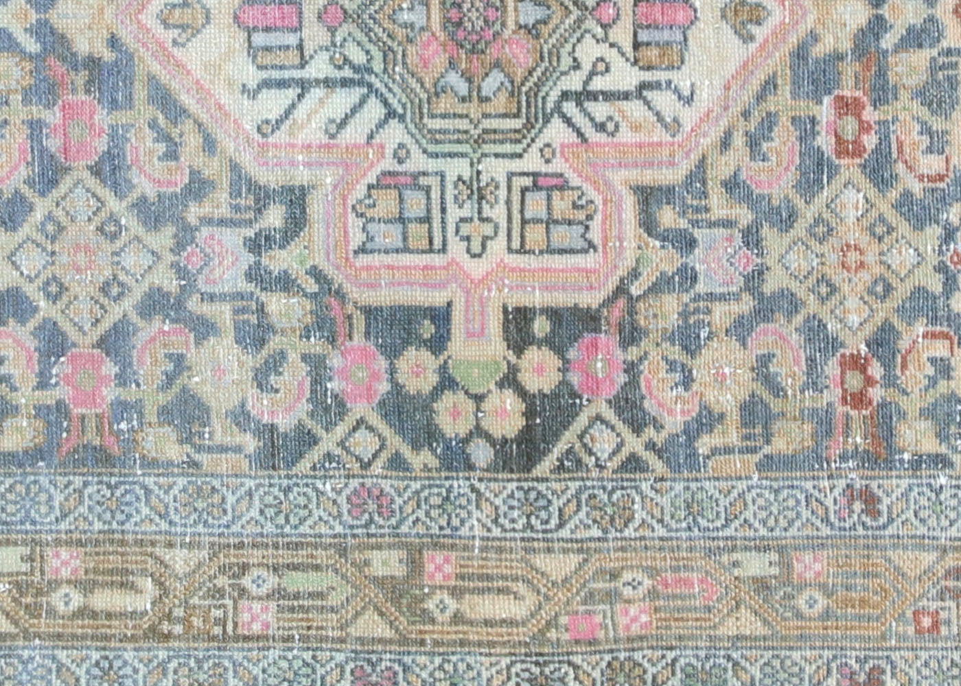 Antique Persian Melayer Runner - 3'9" x 10'5"