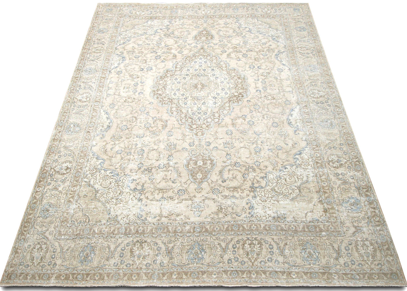 Vintage Persian Tabriz Rug - 9'5" x 12'8"