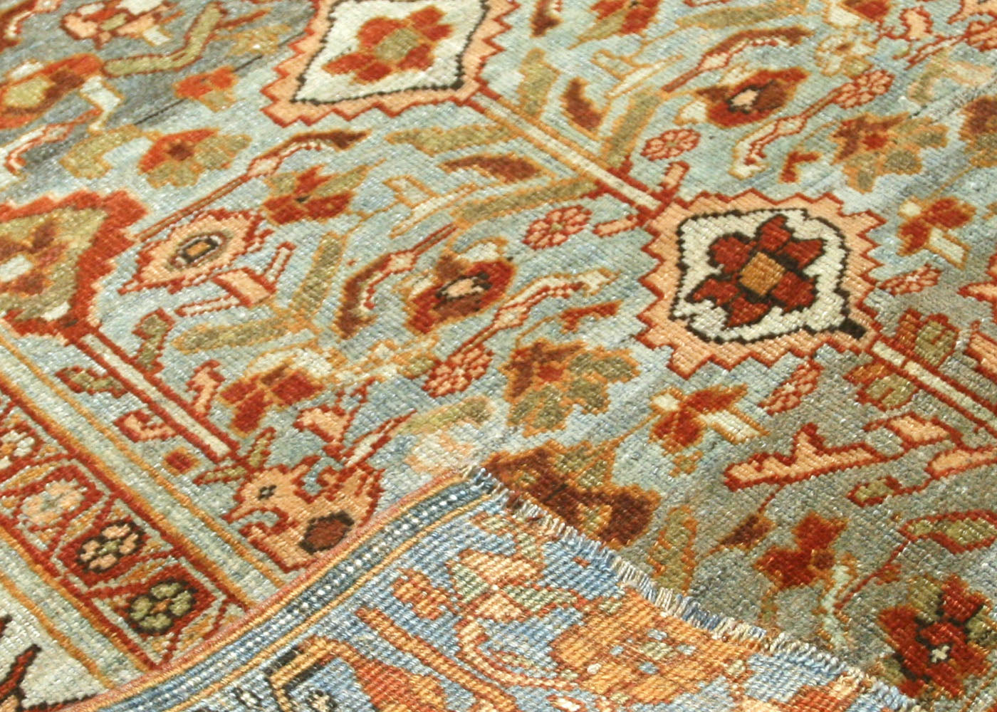 Antique Persian Bidjar Runner - 3'9" x 16'8'