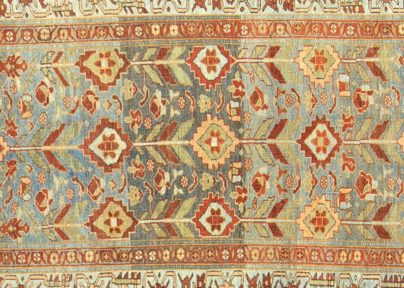 Antique Persian Bidjar Runner - 3'9" x 16'8'
