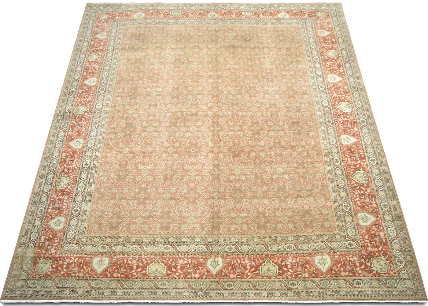 Vintage Persian Tabriz Rug - 9'11" x 12'10"