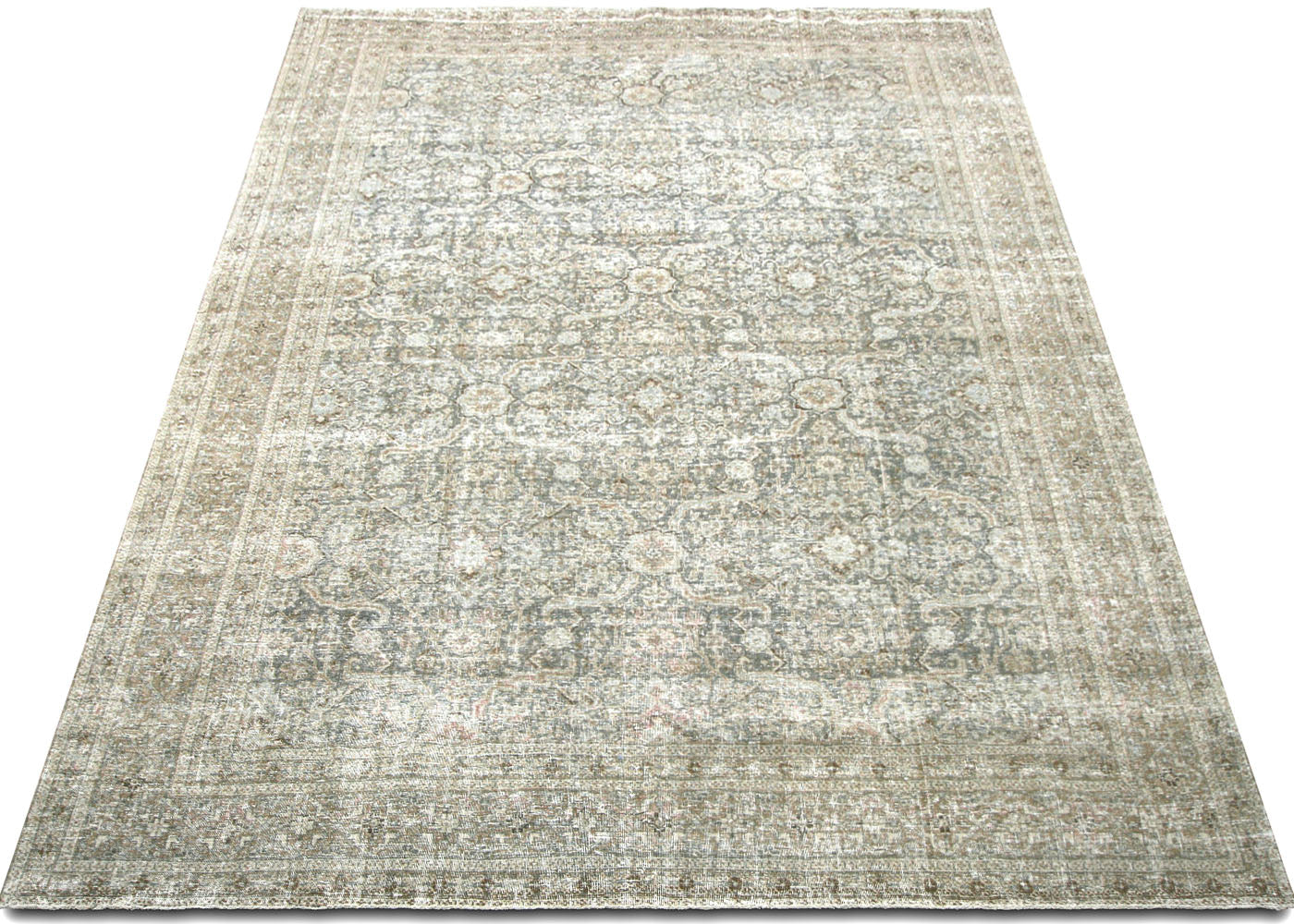 Semi Antique Persian Tabriz Rug - 9' x 12'9"