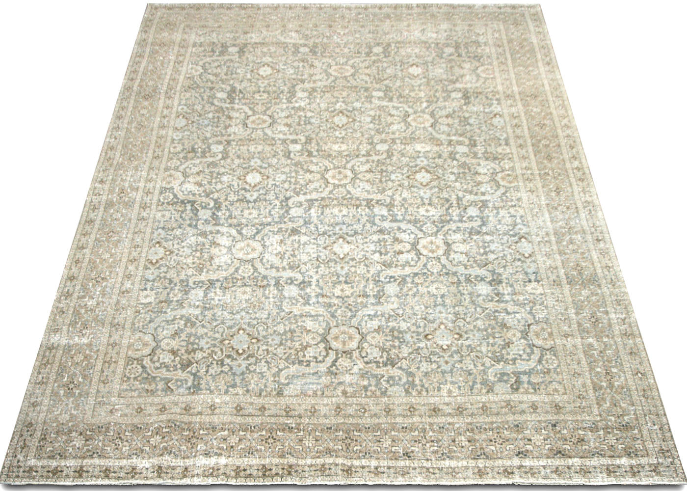 Semi Antique Persian Tabriz Rug - 9' x 12'9"