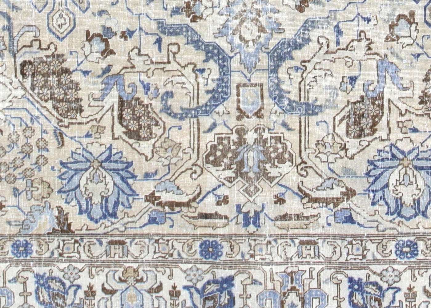 Vintage Persian Tabriz Rug - 9'7" x 12'10"