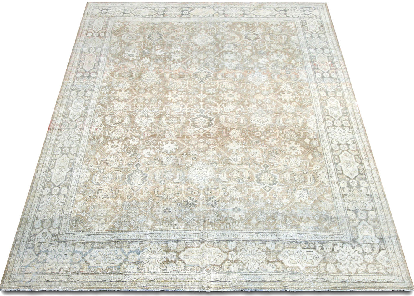 Semi Antique Persian Mahal Rug - 9'5" x 11'11"