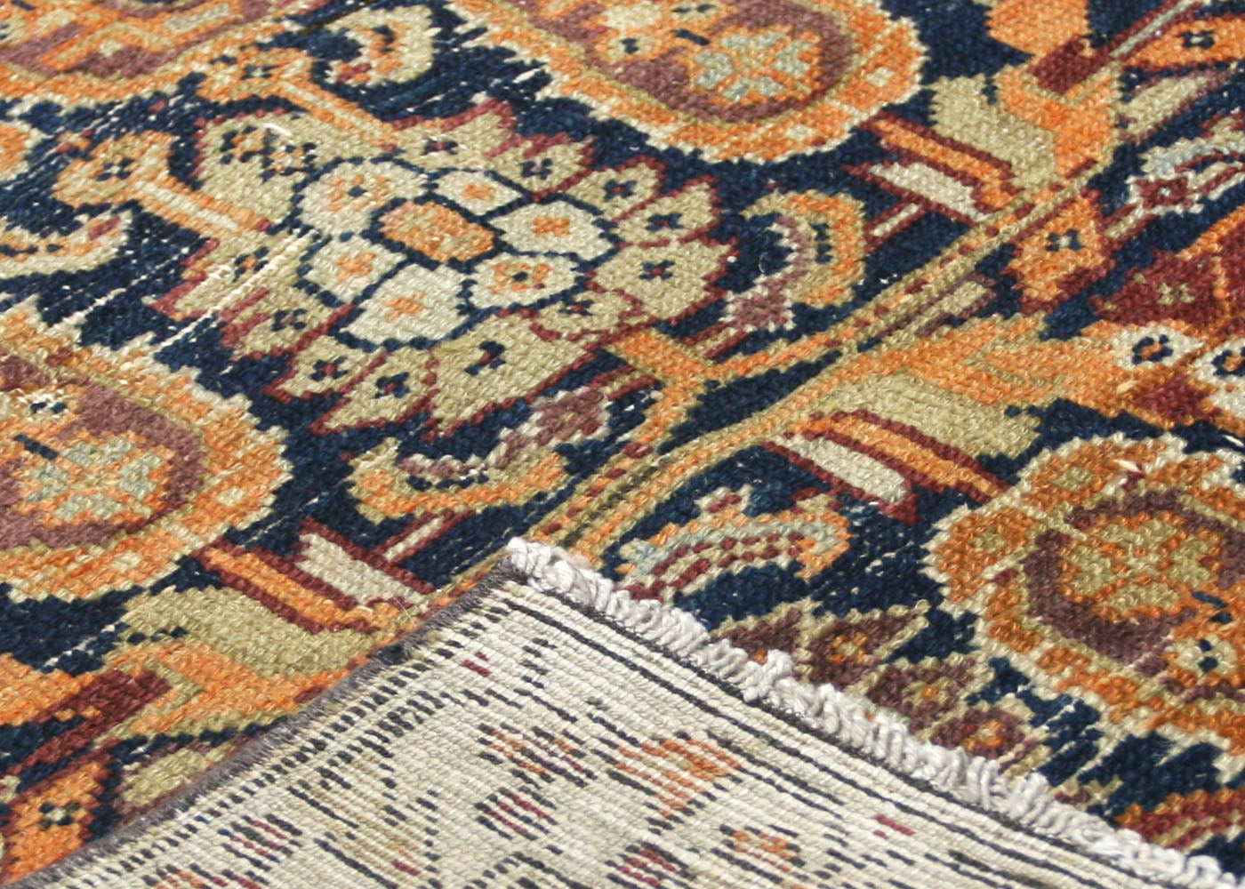 Antique Persian Melayer Runner - 3' x 12'10"