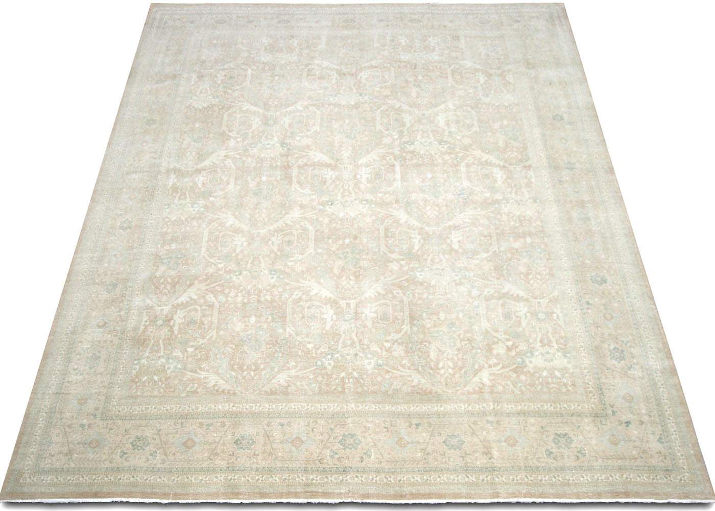 Vintage Persian Tabriz Rug - 8'6" x 11'7"