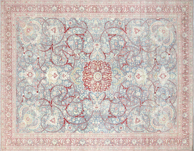 Antique Persian Tabriz Rug - 10'9" x 14'1"