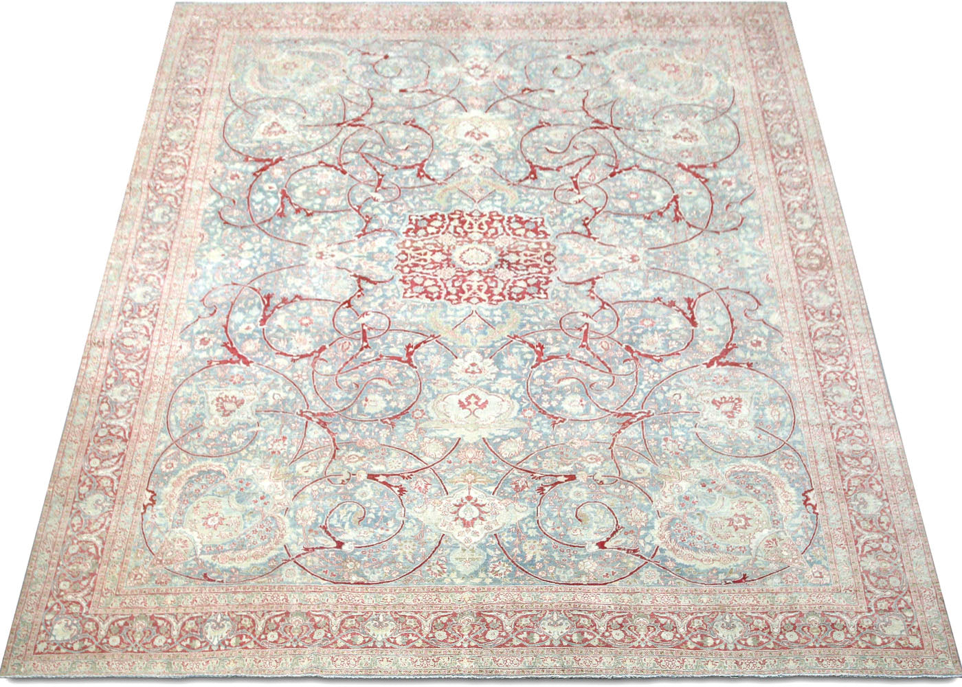 Antique Persian Tabriz Rug - 10'9" x 14'1"