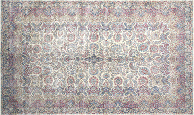 Semi Antique Persian Kerman Rug - 10'7" x 18'1"