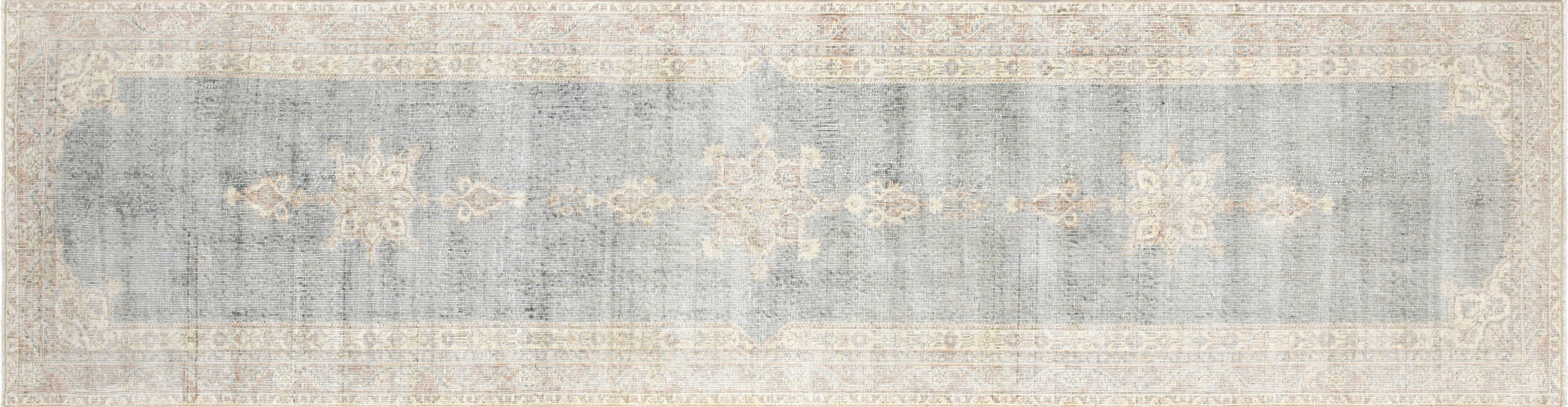 Vintage Turkish Oushak Runner - 3'3" x 12'11"