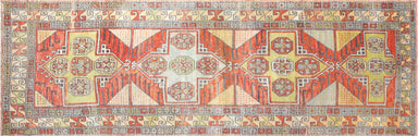 Vintage Turkish Oushak Runner - 3'7" x 11'2"