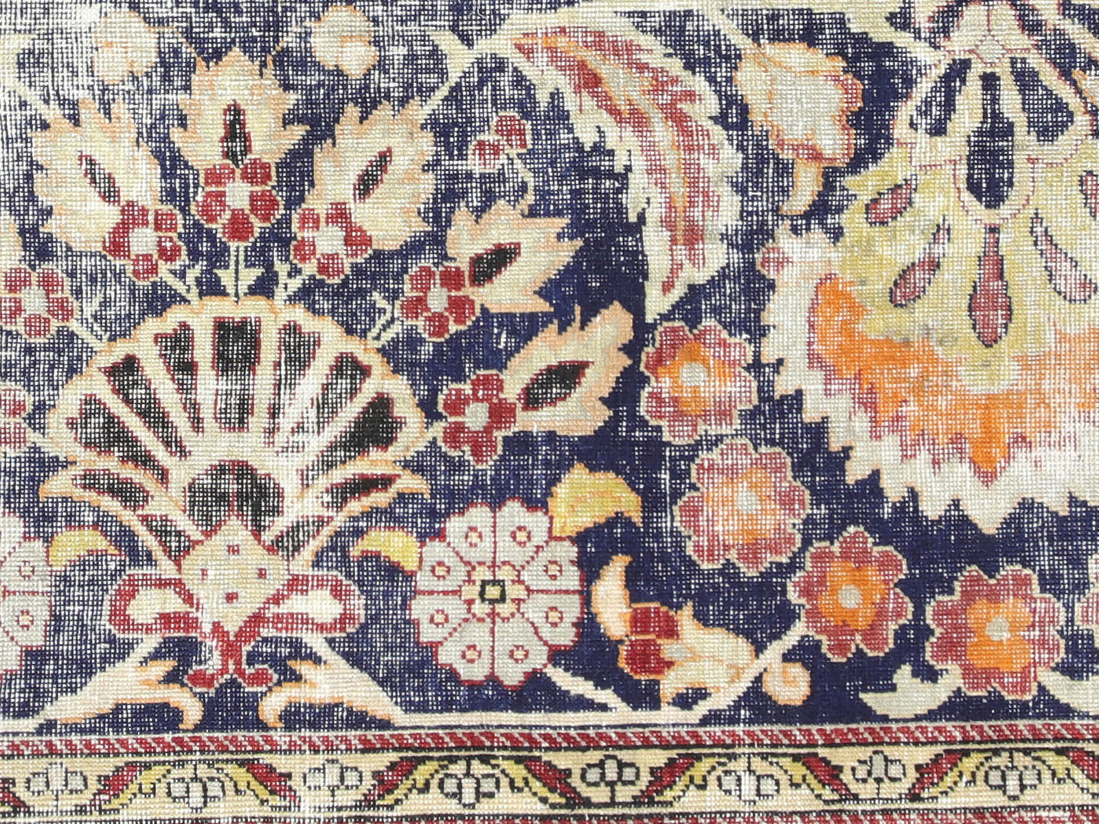 Semi Antique Turkish Oushak Rug - 6'3" x 10'5"