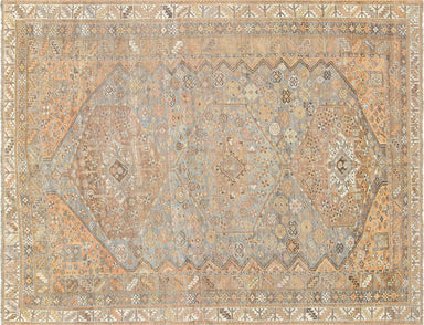 Antique Persian Shiraz Rug - 7'2" x 10'6"