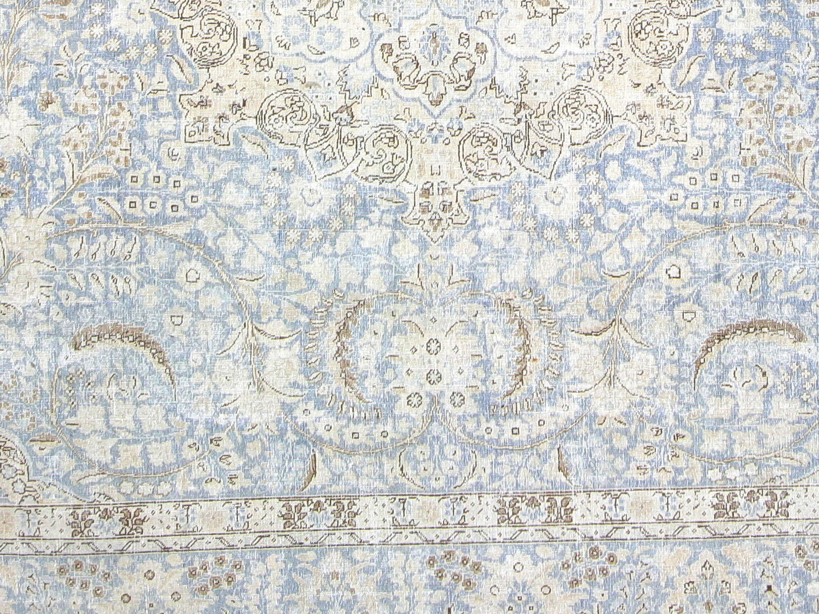 Semi Antique Persian Tabriz Rug - 10'6" x 16'