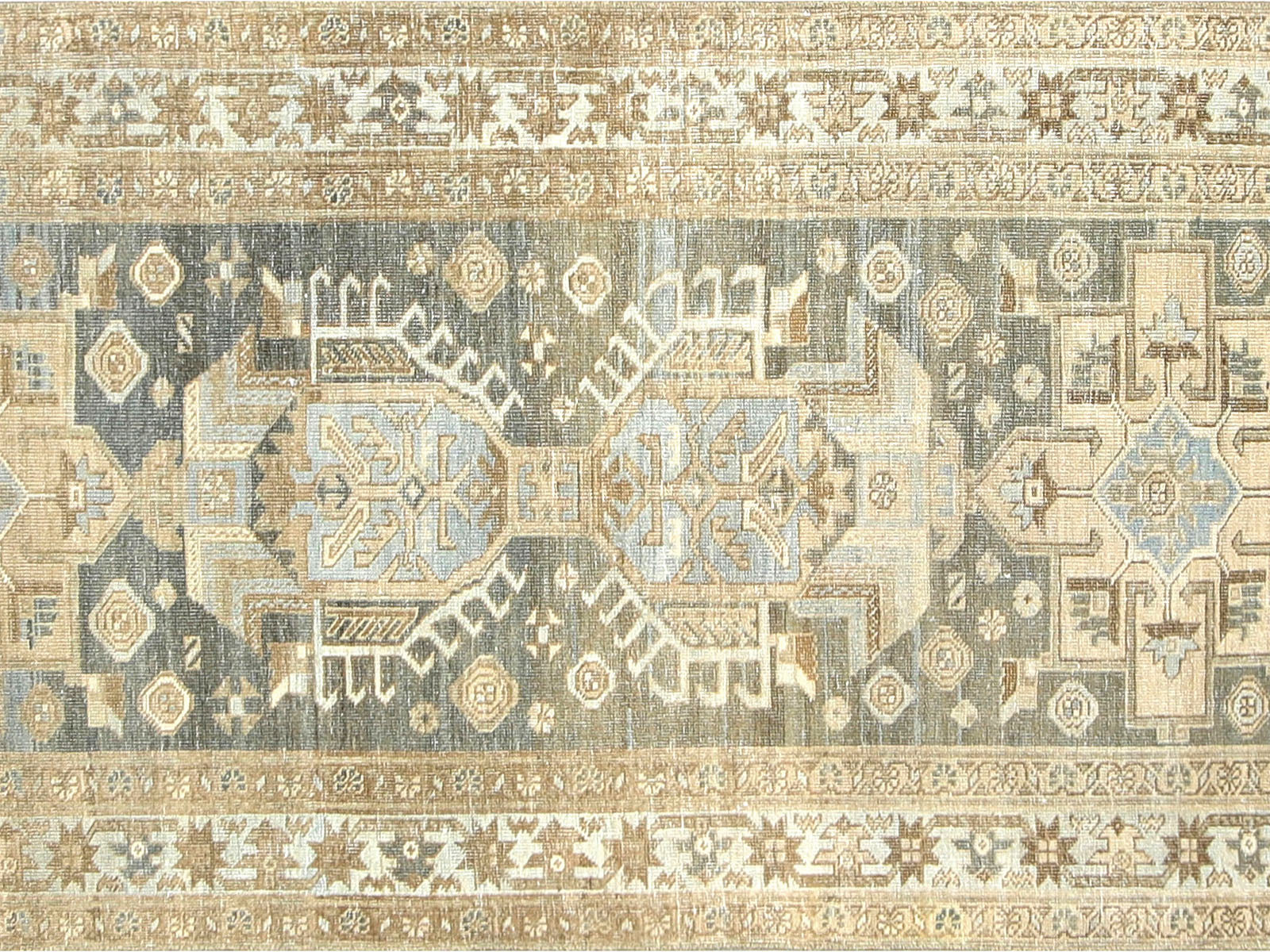 Semi Antique Persian Heriz Runner - 2'8" x 14'8"