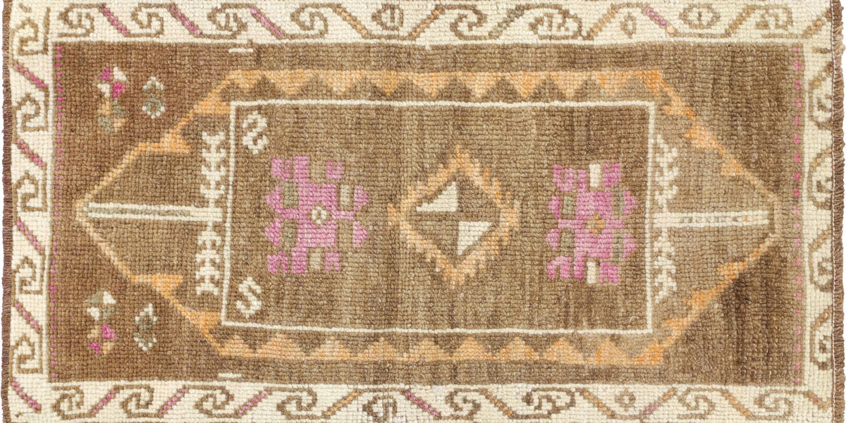 Vintage Turkish Oushak Yastic - 1'6