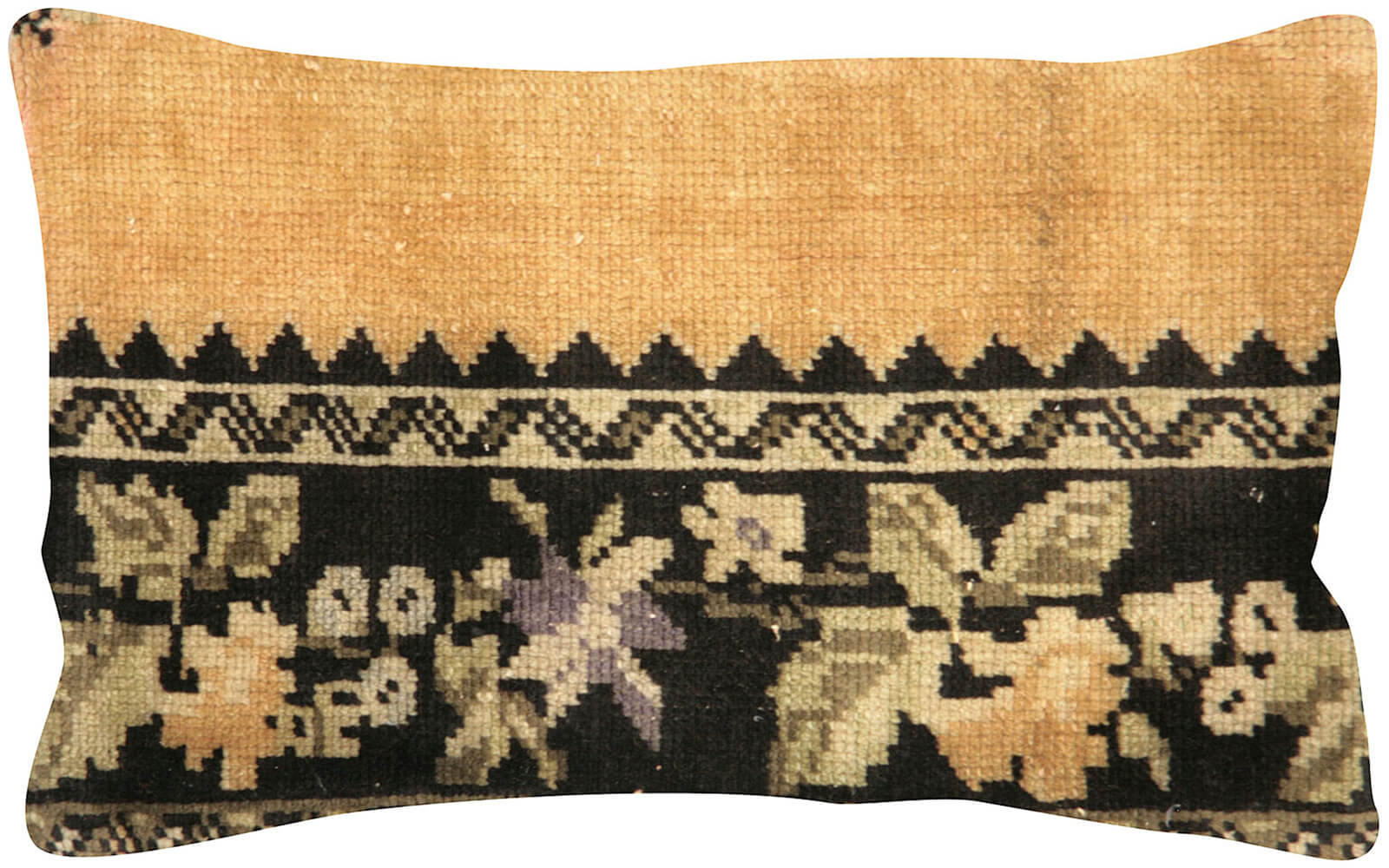 Vintage Turkish Oushak Pillow - 16" x 24"