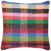 Vintage Turkish Rag Pillow - 15" x 16"