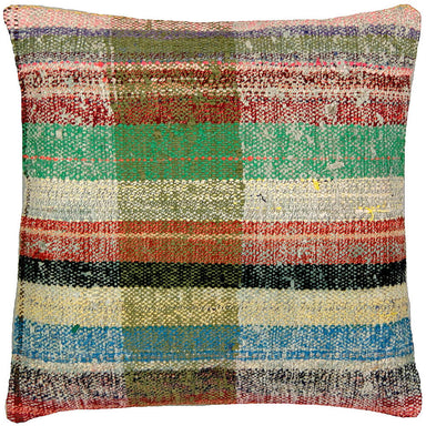 Vintage Turkish Rag Pillow - 20" x 20"